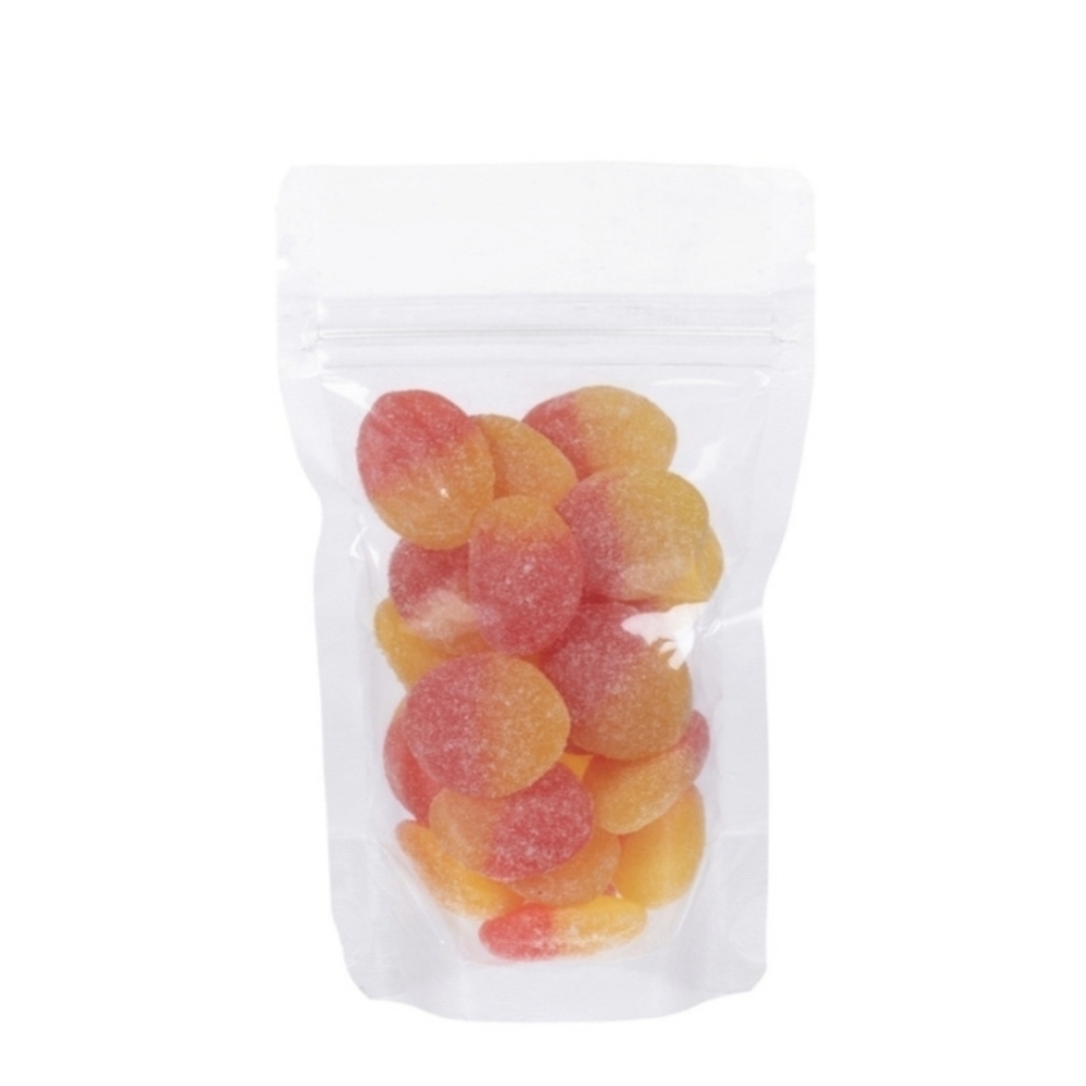 NEW Clear Stand-up Pouch with zipper / Clear x100, NEW Bag 2 oz (57 g)